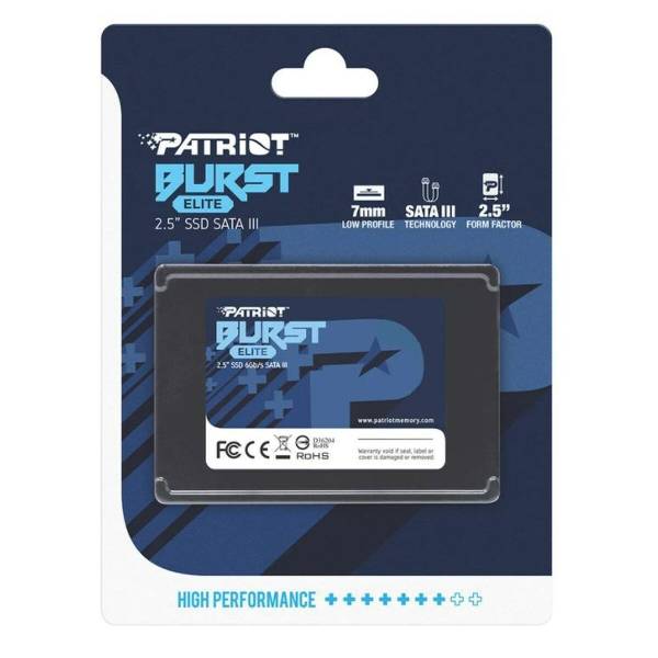 Solid State Drive (SSD) Patriot BURST ELITE, 120GB, SATA 3, 2.5INCH, 450 MB/s, 320 MB/s