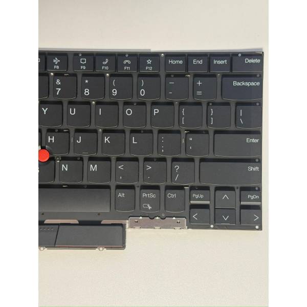 Tastatura Laptop, Lenovo, ThinkPad X1 Yoga 6th Type 20XY, 20Y0, iluminata, neagra, layout US