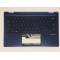 Carcasa superioara cu tastatura palmrest Laptop 2-in-1, Asus, ZenBook Flip 13 UX362F, UX362FA, 90NB0JC2-R32UI0, 13N1-68A0Q21, UX362FA-2B, 13NB0JC0PXXX1X, iluminata, Royal Blue, layout US