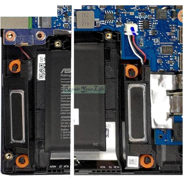 Difuzoare (boxe) Laptop Gaming, Asus, Dash F15 FX517Z, FX517ZC, FX517ZE, FX517ZM, FX517ZR, 04072-04440000