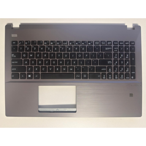 Carcasa superioara cu tastatura palmrest Laptop, Asus, Pro P2540U, P2540UA, P2540UB, P2540UBP, P2540UV, 90NX0242-R31UI2, 13NX01N2AP0111, P2540FB-1B, gri, layout US
