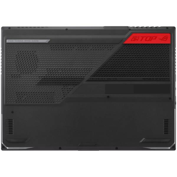 Carcasa inferioara bottom case Laptop Gaming, Asus, ROG Strix G17 G713Q, G713QC, G713QE, G713QM, G713QR, G713QY, 90NR06V3-R7D010, 6070B1910401, FR3021, neagra
