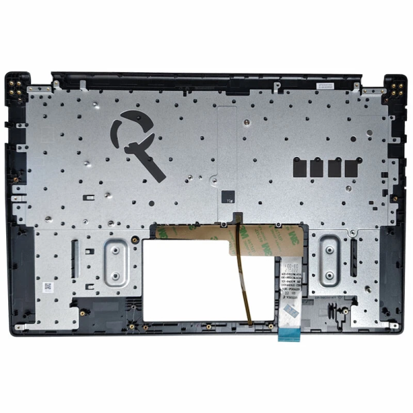 Carcasa superioara cu tastatura palmrest Laptop Gaming, MSI, Modern 15 B12HW, MS-15H2, 934441210361, E2P-5H2CXXX-M77, iluminata, neagra, layout US