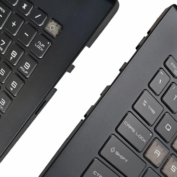 Carcasa superioara cu tastatura palmrest Laptop Gaming, MSI, Modern 15 B12HW, MS-15H2, 934441210361, E2P-5H2CXXX-M77, iluminata, neagra, layout US
