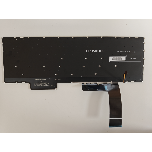 Tastatura Laptop, Lenovo, Legion Pro 7 16IRX9 Type 83FD, iluminata, conector 4 pini, neagra, layout US