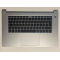 Carcasa superioara cu tastatura palmrest Laptop, Huawei MateBook D 15 BoB-WAE9P, Boh-WAQ9L, 37H98TCHUW0, KSL51661NJY, KSL51661NM0, 02452721, 09M022593A, silver, iluminata, 4 pini, layout UK