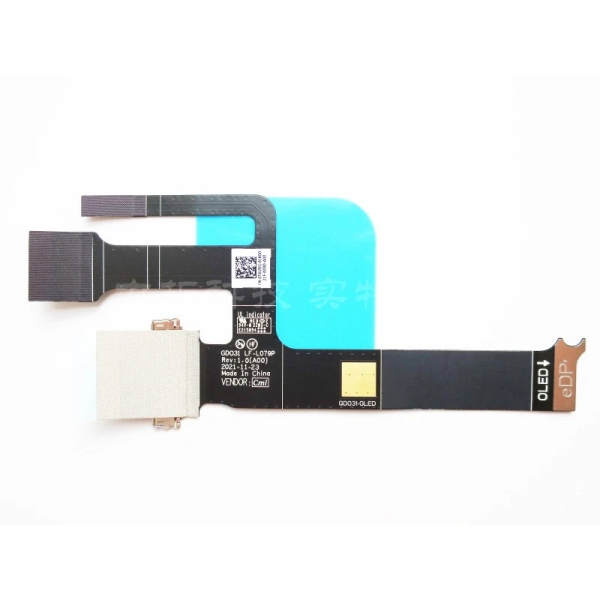 Cablu video LVDS Laptop, Dell, XPS 13 Plus 9320, P151G, P151G001, 9YX7T, 09YX7T, DA30001NG10, LF-L075P, UHD, 4K, EDP, OLED, touchscreen, 40 pini