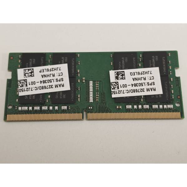 Memorie Ram Laptop, SK Hynix 32GB, DDR4, 2Rx8, PC4-3200AA, 1.2V, CL22, PC4-25600, HMAA4GS6AJR8N-XN, 3200Mhz, Non-ECC, sodimm, 260 pini