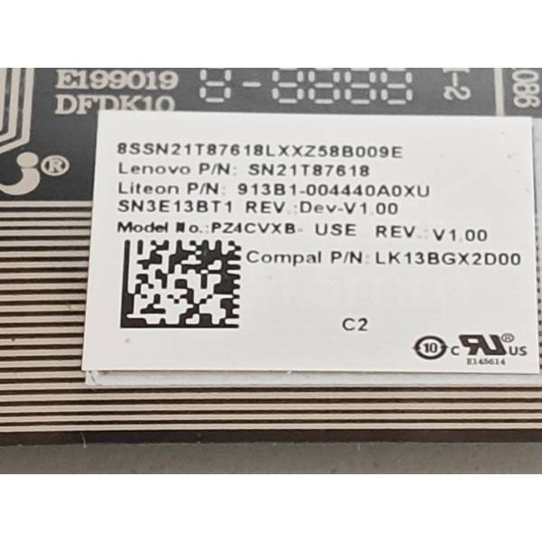 Tastatura Laptop, Lenovo, Slim 7 14IPH11 Type 83QN, iluminata, albastra, layout US