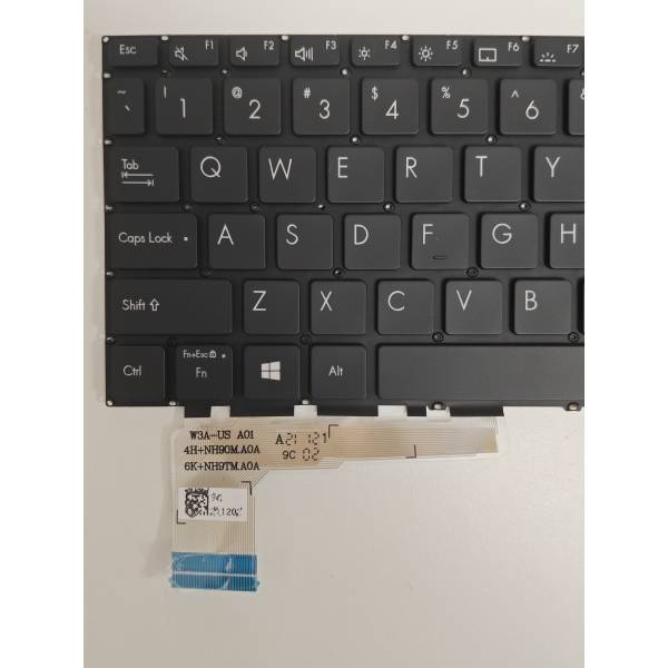 Tastatura Laptop, Asus, VivoBook S14 S435E, S435EA, iluminata, neagra, layout US