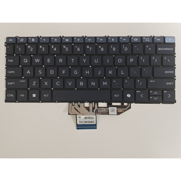 Tastatura Laptop, HP, OmniBook X 14-FE, N94916-001, iluminata, albastra, layout US