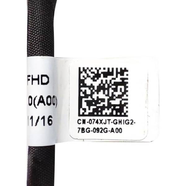 Cablu video LVDS Laptop, Dell, Precision 5510, P56F, P56F001, 74XJT, 074XJT, DC02C00BJ00, DC02C00BJ10, AAM00 EDP Cable FHD, 30 pini