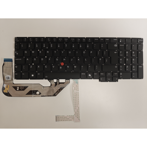 Tastatura Laptop, Lenovo, ThinkPad P16s Gen 4 Type 21QV, 21QW, iluminata, neagra, layout UK