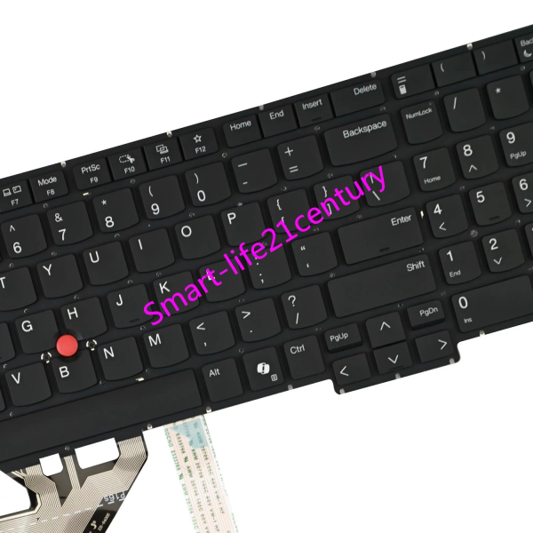Tastatura Laptop, Lenovo, ThinkPad P16s Gen 4 Type 21QV, 21QW, iluminata, neagra, layout US