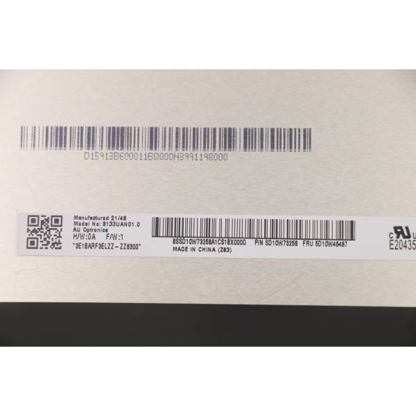 Display Laptop, Lenovo, ThinkBook 13s G2 ITL Type 20V0, 5D10W46487, B133UAN01.0, 13.3 inch, FHD+, 1920x1200, IPS, conector ingust, 30 pini