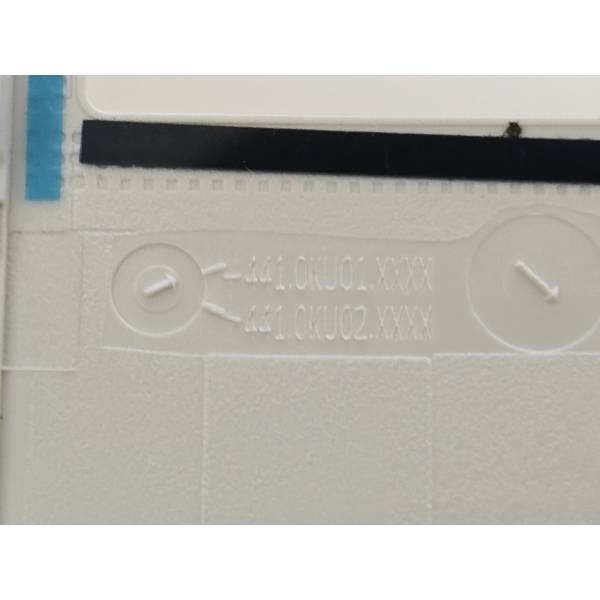 Rama Display Laptop, Dell, Inspiron 15 5505, P102F, P102F004, 054V8, 0054V8, alba cu ornamente gri deschis