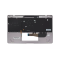 Carcasa superioara cu tastatura palmrest Laptop, Asus, ZenBook 3 UX390U, UX390UA, UX390UAK, 90NB0CZ3-R31US1, 13N0-UWA0C21, 16B9UA168W3LB5, iluminata, gri, layout US