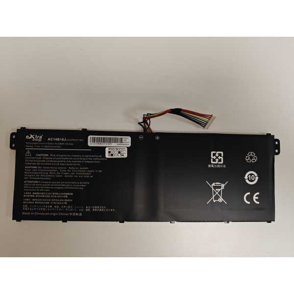 Baterie compatibila Laptop, Acer, Aspire ES1-311, 3ICP5/57/80, AC14B18J, 11.4V, 3600mAh, 41Wh