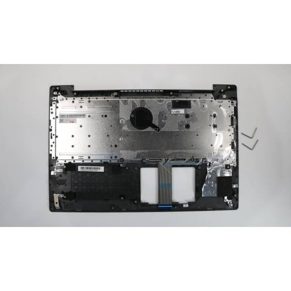 Carcasa superioara cu tastatura palmrest Laptop, Lenovo, IdeaPad V130-15IKB Type 81HN, 5CB0R28201, 460.00B09.004, Iron Grey, layout UK