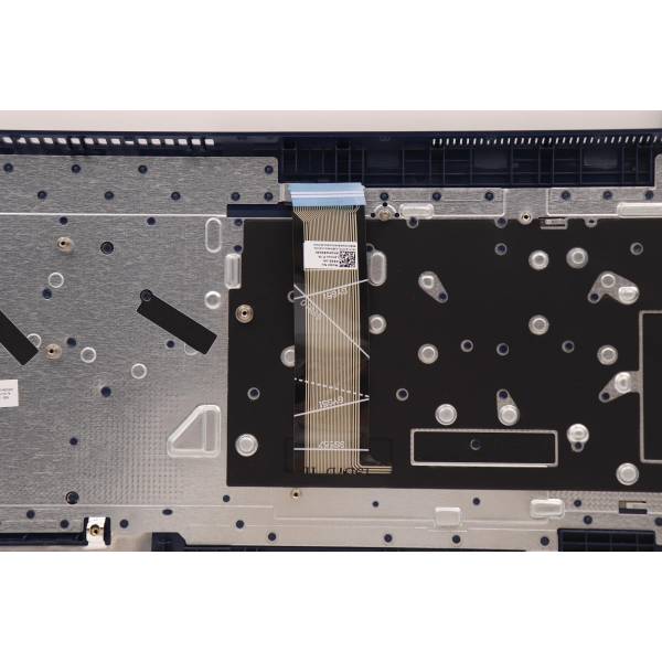 Carcasa superioara cu tastatura palmrest Laptop, Lenovo, IdeaPad 3-17ADA6 Type 82KS, 5CB1B96541, AP21N000540, AM21N000500, Abbys Blue, layout UK