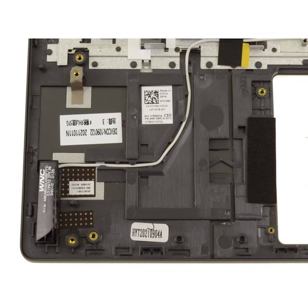 Carcasa superioara cu tastatura palmrest Laptop, Dell, Vostro 5415, P143G, P143G002, 7XR80, 07XR80, 7CX64, 07CX64, 046HG9, 460.0N603.0014, iluminata, neagra, layout US