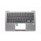 Carcasa superioara cu tastatura palmrest Laptop, Asus, ZenBook 13 UX331U, UX331UA, UX331UAL, UX331UN, 90NB0GZ2-R31US0, 13N1-3JA0911, UX331UA-1B, iluminata, gri, layout US