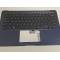 Carcasa superioara cu tastatura palmrest Laptop, Asus, ZenBook 3 Deluxe UX490U, UX490UA, UX490UAK, UX490UAR, 90NB0EI1-R30590, 13NB0EI1AM1202184, ilumianta, albastra, layout US