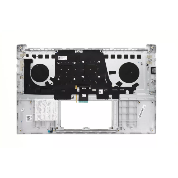 Carcasa superioara cu tastatura palmrest Laptop, Asus, VivoBook Pro 15 M3500Q, M3500QA, M3500QC, 90NB0UT1-R31UI0, 90NB0UT1-R31US0, 39XJETAJN10, 3SXJDKSJN00, M3500QC-2S, iluminata, argintie, layout US