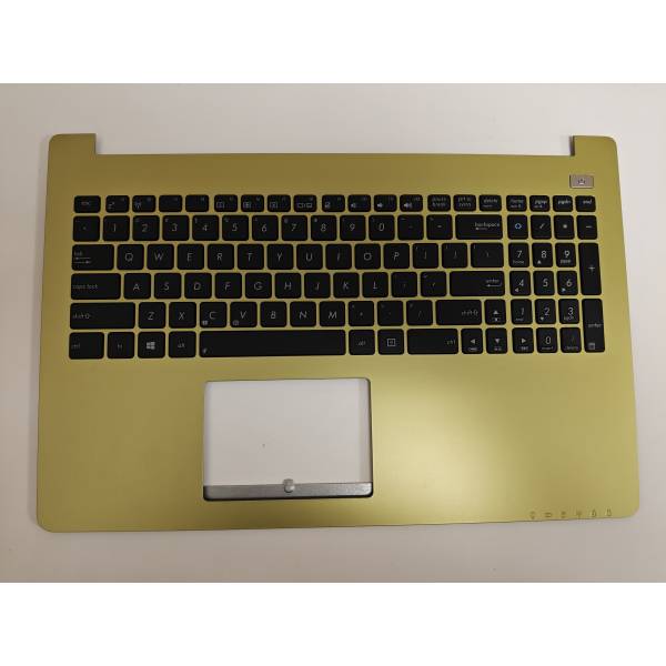 Carcasa superioara cu tastatura palmrest Laptop, Asus, X502C, X502CA, 90NB00I5-R31US0, 13NB00I5AP0301, 13N0-P1A0P01, X502CA-1E, verde deschis, layou US