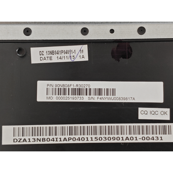 Carcasa superioara cu tastatura palmrest Laptop, Asus, A751L, A751LA, A751LB, A751LD, A751LDB, A751LJ, 90NB08F1-R30270, DZA13NB04I1, AP04011503090, 13NB04I1P04011-1, X751LB-1A, neagra, layout US