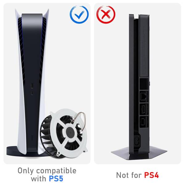 Cooler PS5, consola Sony PlayStation 5, 12047GA-12M-WB-01, KSB1212HGG4E, 23 blade, 12V, 2.15A