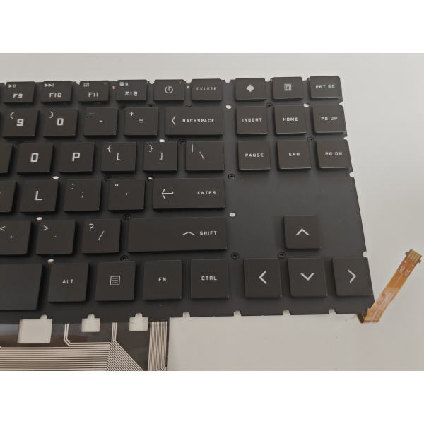Tastatura Laptop Gaming, HP, OMEN 16-U, iluminata, conector 4 pini, neagra, layout US