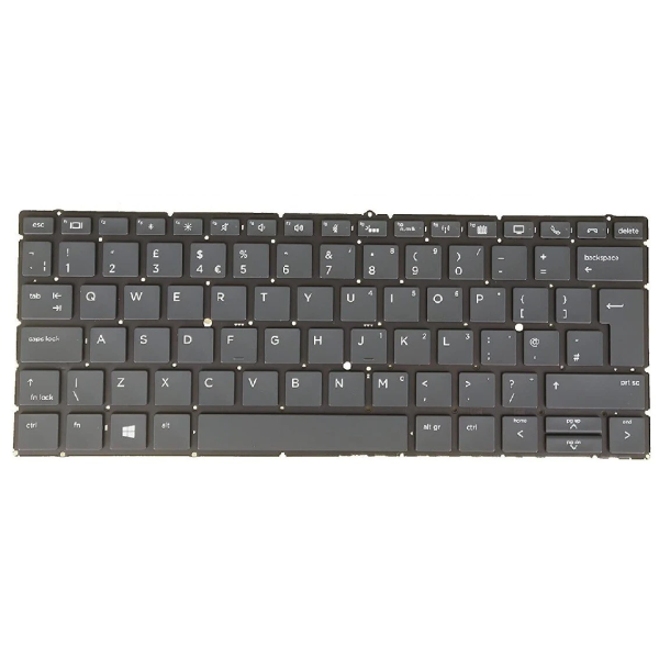 Tastatura Laptop, HP, EliteBook X360 830 G6, iluminata, neagra, layout UK