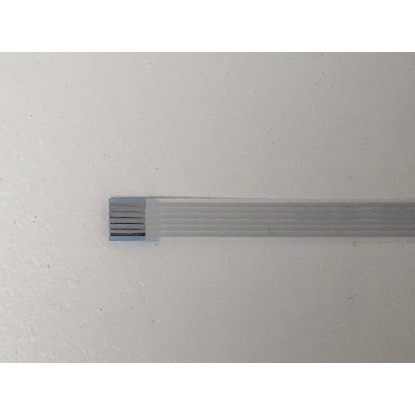 Cablu panglica AWM 20624 80C 60V VW-1, 0.5mm latime intre pini, 6 pini fata verso, 10cm lungime