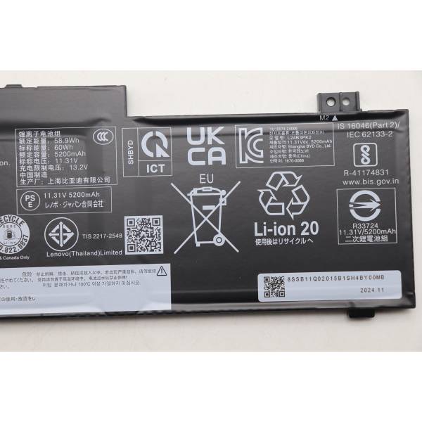 Baterie Laptop 2-in-1, Lenovo, IdeaPad 5 14AHP11 Type 83UJ, 5B11Q02011, 3INP6/60/88, L24B3PK2, 11.31V, 5200mAh, 60Wh