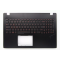 Carcasa superioara cu tastatura palmrest Laptop Gaming, Asus, ROG 90NB0DW4-R30US0, 90NB0DC7-R30010, 90NB0DW7-R30US0, 13N1-0BA0T11, 13N1-0BA0F11, iluminare rosie, neagra, layout US