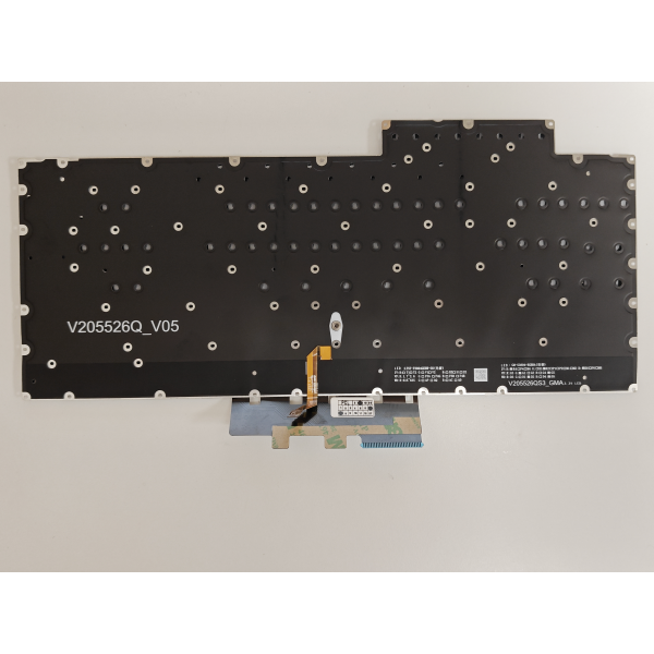 Tastatura Laptop Gaming, Asus, ROG Zephyrus G14 GA402X, GA402XI, GA402XU, GA402XV, GA402XY, GA402XZ, iluminata, RGB, alba, layout US