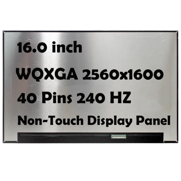 Display Laptop Gaming, Lenovo, Legion Pro 5 16ADR10 Type 83LT, 5D11N42578, NE160QDM-NZB V8.0, 16.0 inch, rezolutie WQXGA, 2560x1600, QHD+, IPS, 349mm latime, conector 25mm, 240Hz, 40 pini