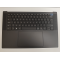 Carcasa superioara cu tastatura palmrest Laptop, Dell, XPS 15 9510, P91F, P91F002, TJP2V, 0TJP2V, 04W5M, 004W5M, AQ3RH000112, FR24081681, iluminata, neagra, layout UK