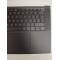 Carcasa superioara cu tastatura palmrest Laptop, Dell, XPS 15 9510, P91F, P91F002, TJP2V, 0TJP2V, 04W5M, 004W5M, AQ3RH000112, FR24081681, iluminata, neagra, layout UK