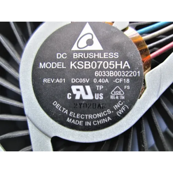 Cooler Laptop, Fujitsu, LifeBook A556, AH556, KSB0705HA-DH1S, 6033B0032202, 5V, 0.4A