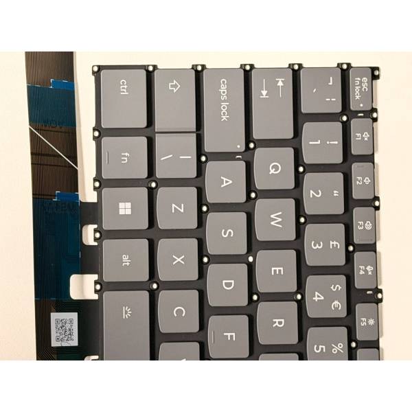 Tastatura Laptop, Lenovo, IdeaPad Slim 5 14ARP10 Type 83HT, iluminata, gri, layout UK
