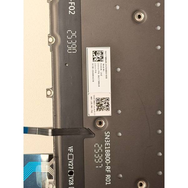 Tastatura Laptop, Lenovo, IdeaPad Slim 5 14ARP10 Type 83HT, iluminata, gri, layout UK