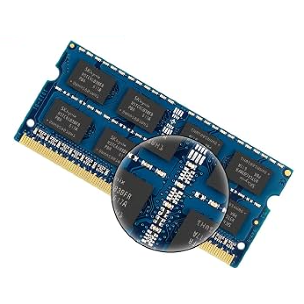 Memorie RAM Laptop, Kuesuny, 8GB, 2Rx8, DDR3, PC3-10600S, 1333MHz, 1.5V, B08FJ77KTQ, CL9, Non-ECC, SODIMM, 204 pini