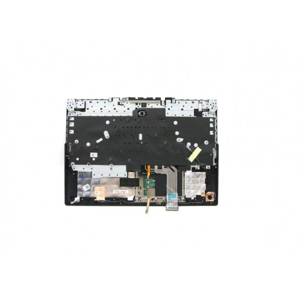 Carcasa superioara cu tastatura palmrest Laptop, Lenovo, Legion 5-15ACH6 Type 82JW, 82QJ, 5CB1D10934, AP1ZT000300, EL1ZT000W00, HY560, iluminata, 4 pini, albastra, layout US