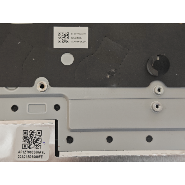Carcasa superioara cu tastatura palmrest Laptop, Lenovo, Legion 5-15ACH6 Type 82JW, 82QJ, 5CB1D10934, AP1ZT000300, EL1ZT000W00, HY560, iluminata, 4 pini, albastra, layout US