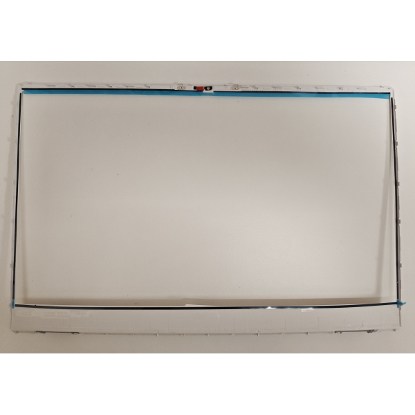 Rama Display Laptop, Dell, Vostro 5501, P102F, P102F001, 054V8, 0054V8, alba cu ornamente gri deschis