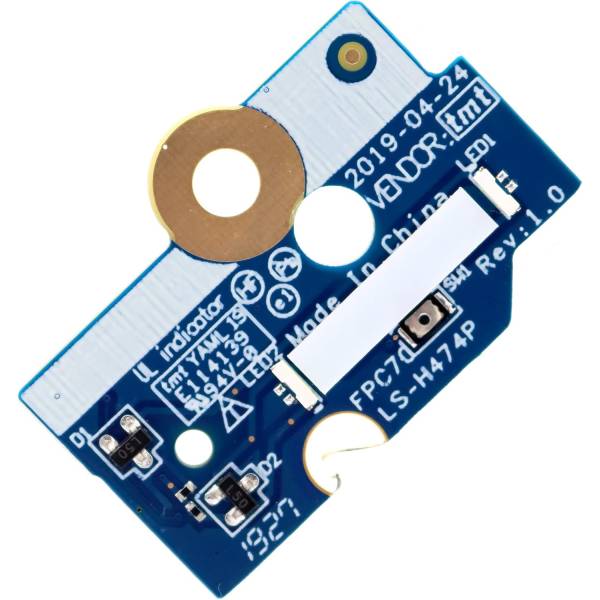 Buton pornire Laptop Gaming, HP, Pavilion 17-CD, 17T-CD, TPN-C142, L56880-001, L56881-001, LS-H474P