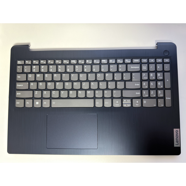 Carcasa superioara cu tastatura palmrest Laptop, Lenovo, IdeaPad 3 15ABA7 Type 82RN, 82T8, 5CB1H78205, AP2JD000340, AM2JD000310, EC2JD000210, JS578, iluminata, Abyss Blue, layout US