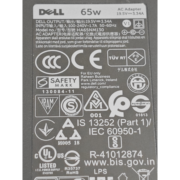 Incarcator Desktop, Dell, Zino HD 410, slim, 19.5V, 3.34A, 65W, mufa 7.4x5.0mm